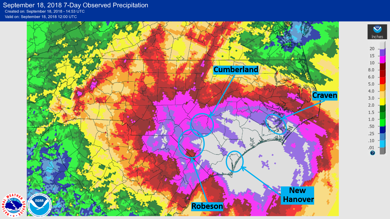 Hurricane Florence Resources - SMAP Soil Moisture and Wind Estimates